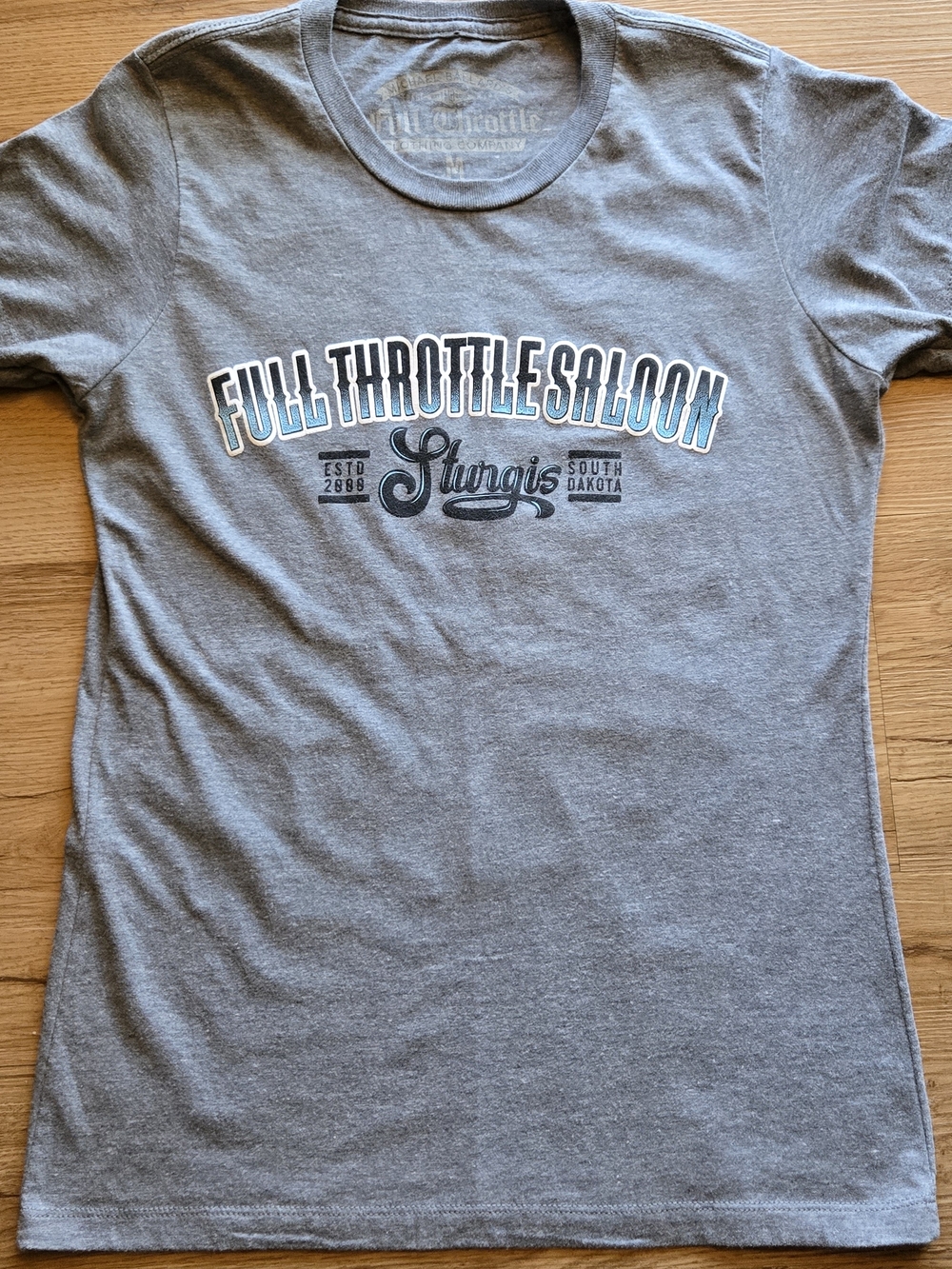 Full Throttle Clothing Company Sturgis Gray Graphic Tee Med